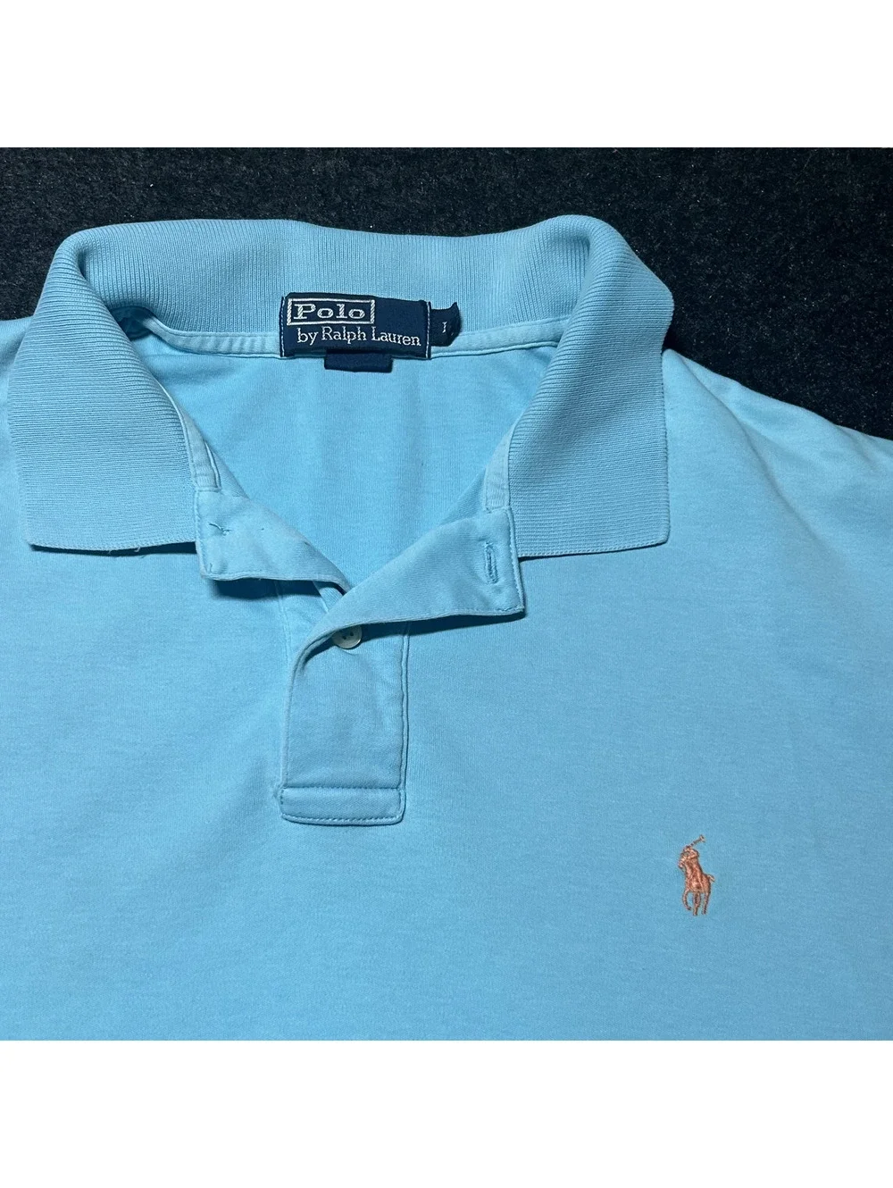 Men's POLO Ralph Lauren Blue Classic Fit Polo Shirt, Size Large